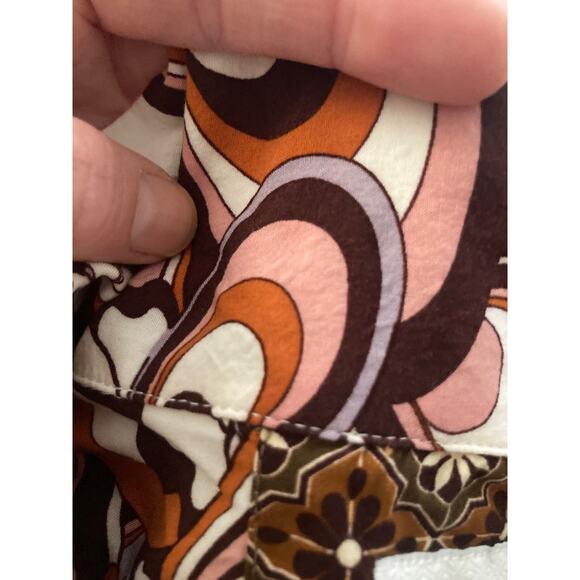 Denim & Flower Funky Print Buttondown Shirt, Size S - Picture 7 of 7